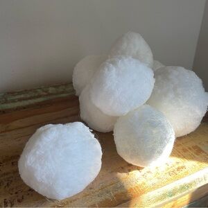 Decorative Glittery Snowballs